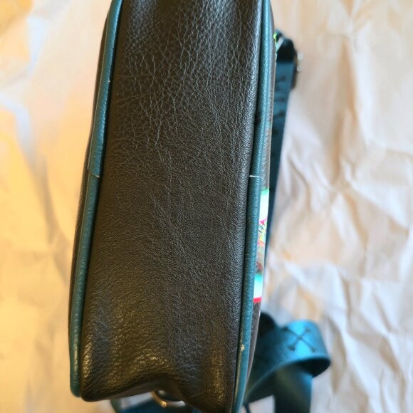 Disney Loungefly BlkTeal Jack Skellington & Sally Crossbody Bag - Picture 4 of 8